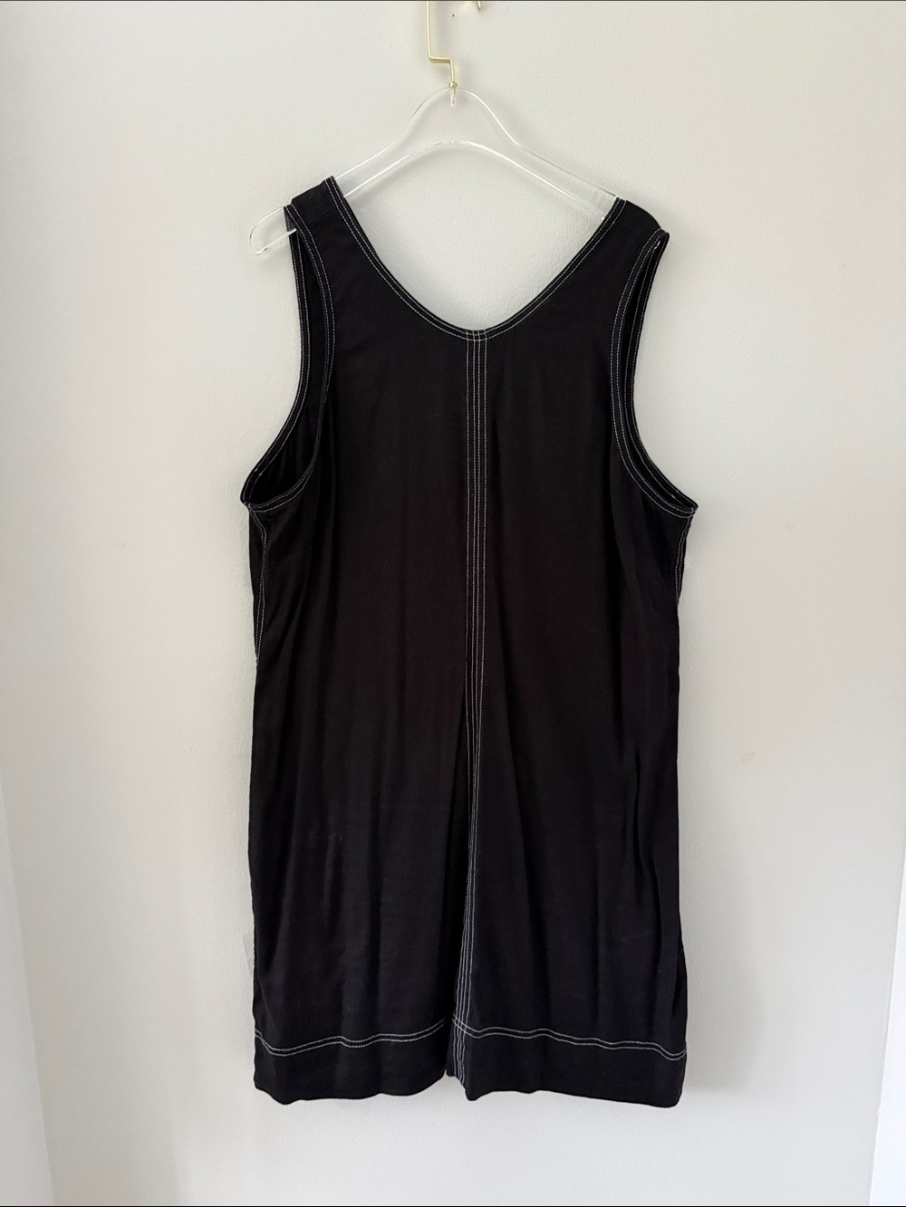 Tommy Bahama Black Sleeveless Tank Dress